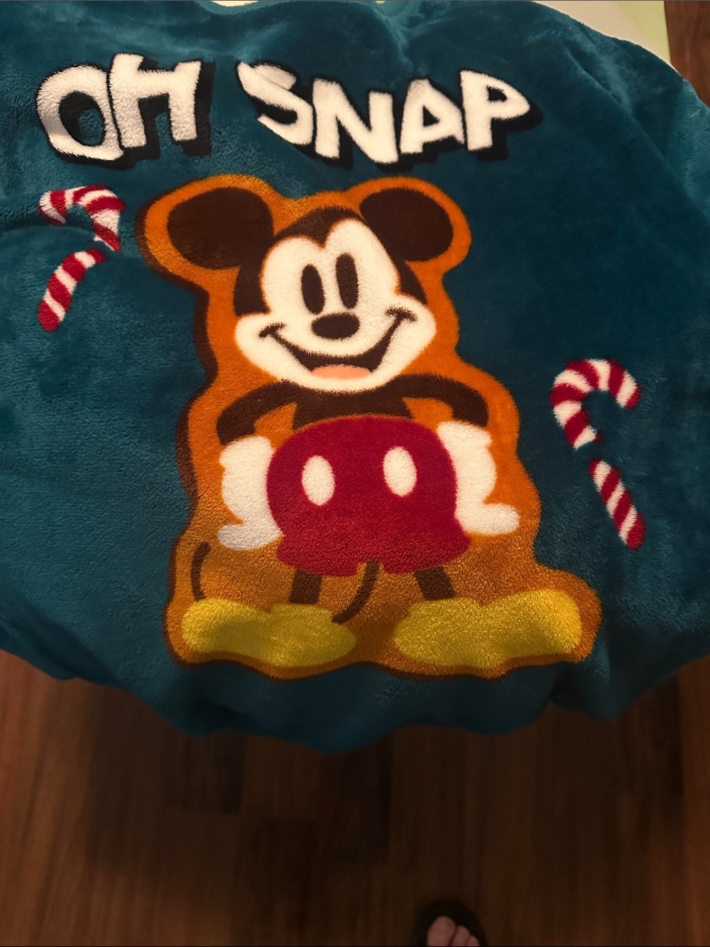 Disney Teal Cartoon Character Crew Neck with 'OH SNAP'